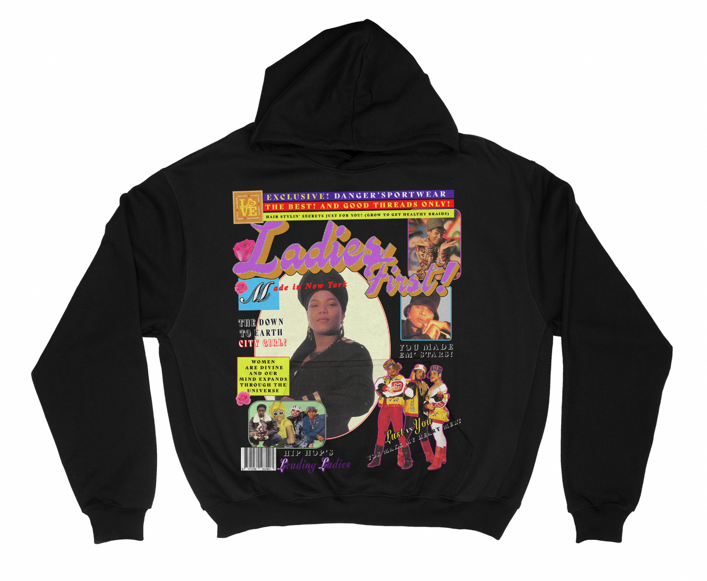 Ladies First Magazine Hoodie