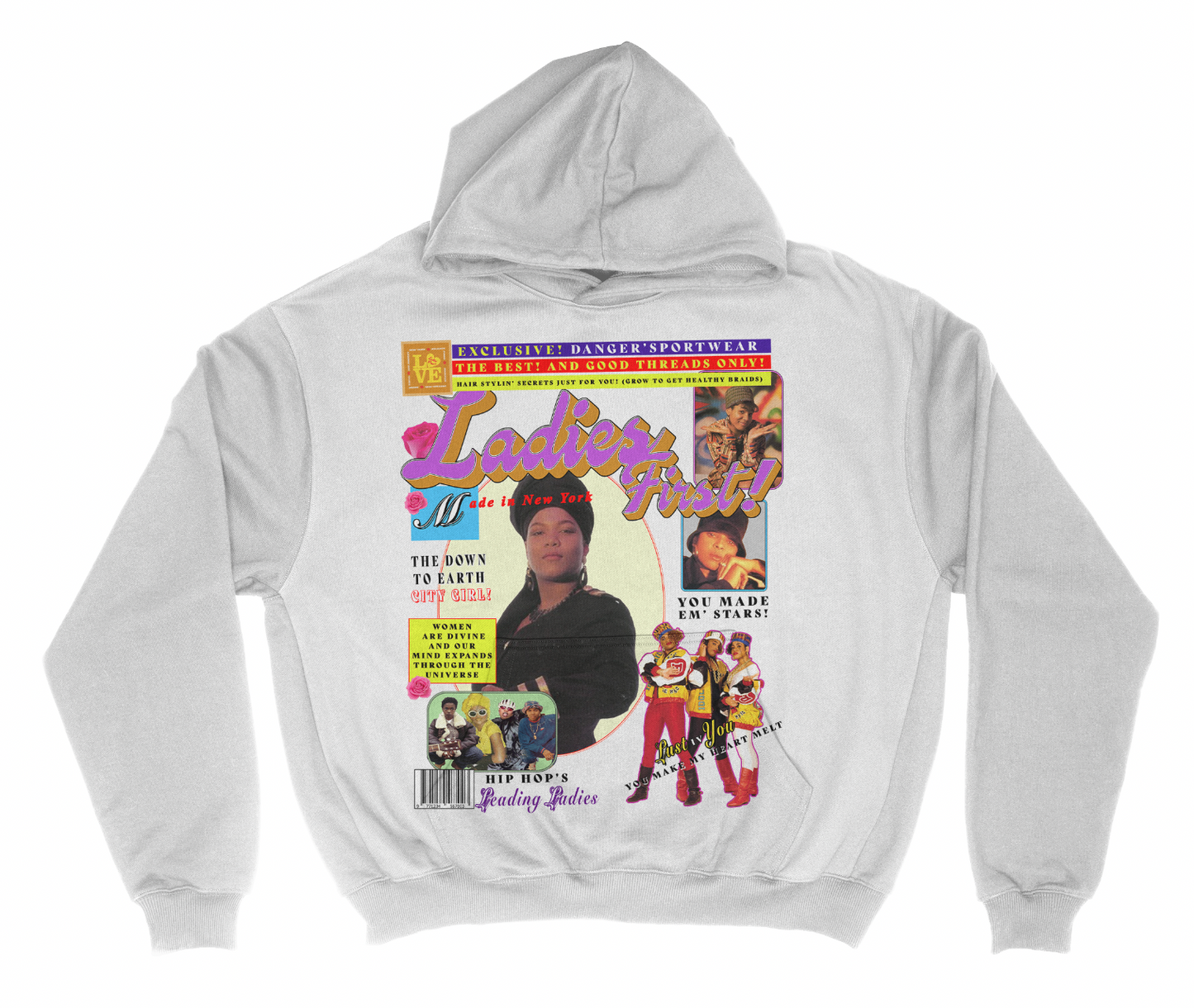 Ladies First Magazine Hoodie